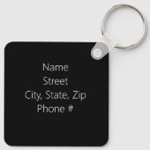 Verpleegkundige Sleutelhanger (Achterkant)