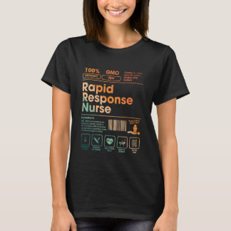 Verpleegkundige snelle reactie RN verpleegkunde IC T-shirt