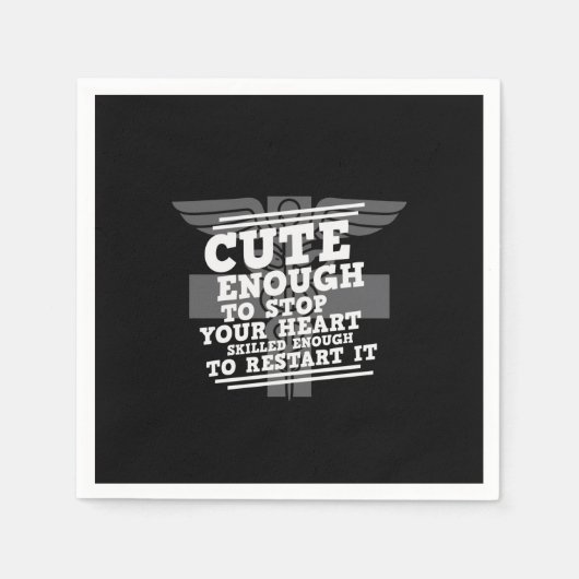 Verpleegkundige spoeling voldoende om uw hart te s servet (Voorkant)