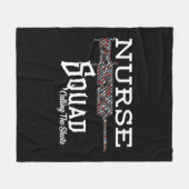 Verpleegkundige Squad - Needle - De Schoten Roepen Fleece Deken (Voorkant (Horizontaal))