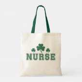 Verpleegkundige St. Patrick's Day Canvas tas (Achterkant)