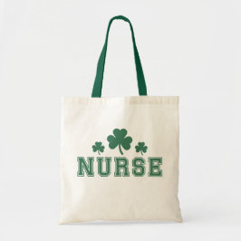 Verpleegkundige St. Patrick's Day Canvas tas