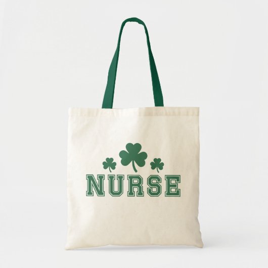 Verpleegkundige St. Patrick's Day Canvas tas (Voorkant)