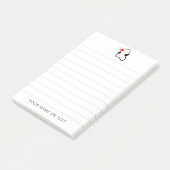 Verpleegkundige Stethoscoop Medische Persoonlijke  Post-it® Notes (Schuin)