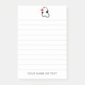 Verpleegkundige Stethoscoop Medische Persoonlijke Post-it® Notes (Voorkant)