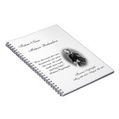 Verpleegkundige student-met Florence Nightingale c Notitieboek (Rechterzijde)