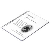 Verpleegkundige student-met Florence Nightingale c Notitieboek (Linkerzijde)