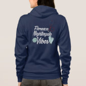 Verpleegkundige Student Nightingale Vibes Personee Hoodie (Achterkant)