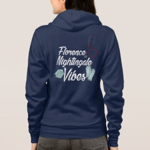 Verpleegkundige Student Nightingale Vibes Personee Hoodie