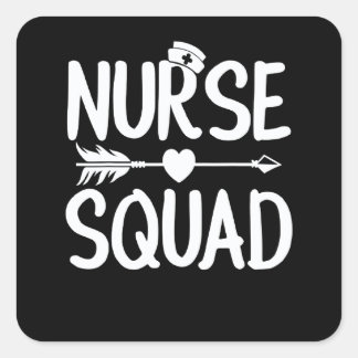 Verpleegkundige Team Verpleegkundige Zorg Rn Lpn C Vierkante Sticker