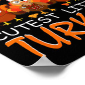 Verpleegkundige Thanksgiving Herfst arbeid en leve Poster (Hoek)