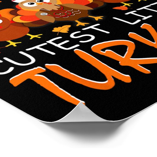 Verpleegkundige Thanksgiving Herfst arbeid en leve Poster (Hoek)