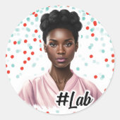 Verpleegkundige Thema Stickers (Voorkant)