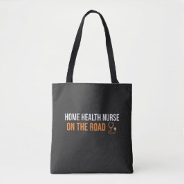 Verpleegkundige Thuiszorg Op Reis Reizen Verplegin Tote Bag