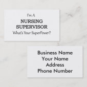 Verpleegkundige Toezichthouder Visitekaartje (Voorkant / Achterkant)