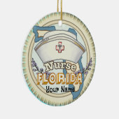 Verpleegkundige uit Florida Keramisch Ornament (Rechts)