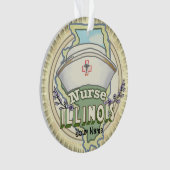 Verpleegkundige uit Illinois Ornament (voorkant)