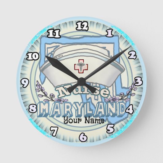Verpleegkundige uit Maryland Ronde Klok (Voorkant)