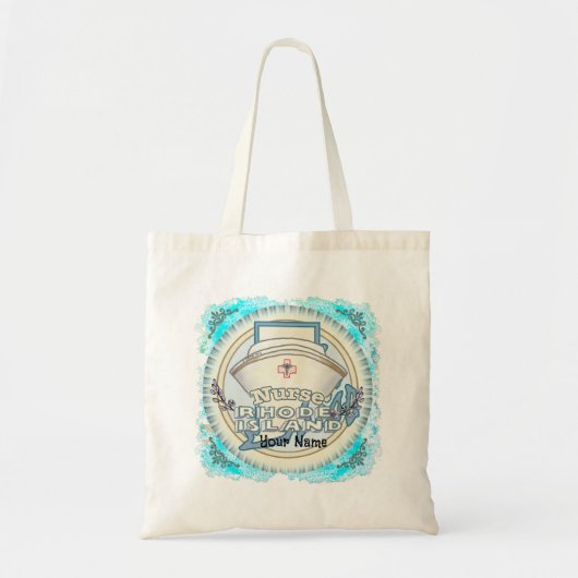 Verpleegkundige uit Rhode Island Tote Bag (Voorkant)