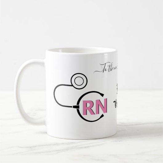 Verpleegkundige Valentijnsdag geregistreerd RN ste Koffiemok (Links)