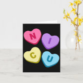 Verpleegkundige Valentijnsdag - Snoep Valentijn Ha Kaart (Gele Bloem)