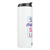 Verpleegkundige veilige bezetting thermische tromm thermosbeker (Gedraaid links)