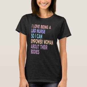 Verpleegkundige verloskunde en bevalling t-shirt