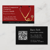 Verpleegkundige Verzorger Moderne gouden glitter M Visitekaartje (Voorkant / Achterkant)