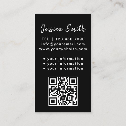 Verpleegkundige Verzorger Moderne gouden glitter M Visitekaartje (Achterkant)