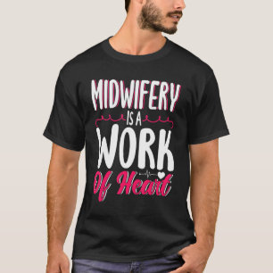 Verpleegkundige verzorger, verloskundige, is een w t-shirt