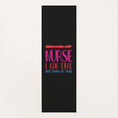 Verpleegkundige verzorging die ik kan afhandelen yogamat (Voorkant)