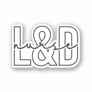 Verpleegkundige verzorging, L en D Verpleegkunde Sticker