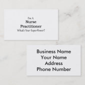 verpleegkundige visitekaartje (Voorkant / Achterkant)