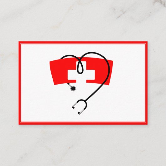 verpleegkundige visitekaartje (Voorkant)