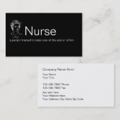 Verpleegkundige Visitekaartjes (Voorkant / Achterkant)