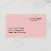 Verpleegkundige Visitekaartjes (Achterkant)