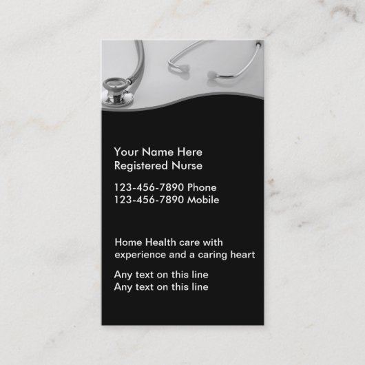 Verpleegkundige Visitekaartjes (Voorkant)