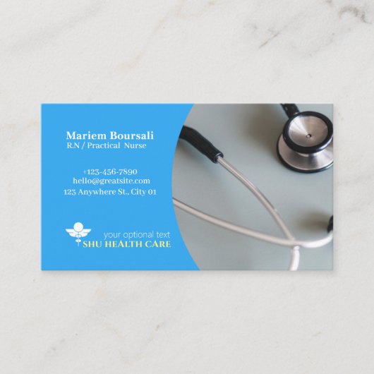 Verpleegkundige visitekaartjes (Voorkant)