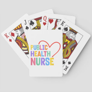 Verpleegkundige Volksgezondheid Hart Pokerkaarten