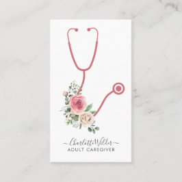 Verpleegkundige Volwassen Zorgverlener Bloemstetho Visitekaartje