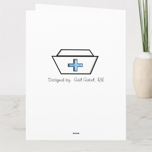 Verpleegkundige voorvader Bedankt voor je creditca (Achterkant)