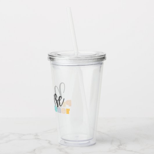 Verpleegkundige Waardering Gift Schattigee Verplee Acryl Drinkbeker (Links)