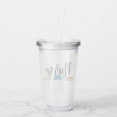 Verpleegkundige Waardering Gift Schattigee Verplee Acryl Drinkbeker (Achterkant)