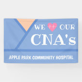 Verpleegkundige Waardering Week Bedankt Geregistre Spandoek (Horizontaal)