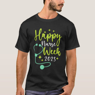 Verpleegkundige Waarderingsweek Gelukkige National T-shirt