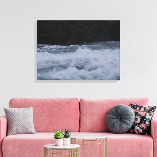 Verpleegkundige Waters van de Niagara! Canvas Afdruk (Insitu (Woonkamer))