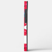 Verpleegkundige Whimsy Medical Art Red Name Persoo Case-Mate iPhone Case (Achterkant / Links)