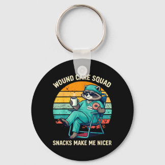 Verpleegkundige Wondzorg Funny Snacks maken aardig Sleutelhanger