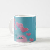 Verpleegkundige Zorgverlener Angel Monogram Koffiemok (Voorkant links)