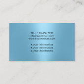 Verpleegkundige Zorgverlener Modern Glitter Lichtb Visitekaartje (Achterkant)